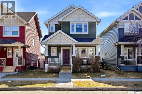 3644 Green Moss Lane, Regina, SK - Outdoor With Deck Patio Veranda With Facade