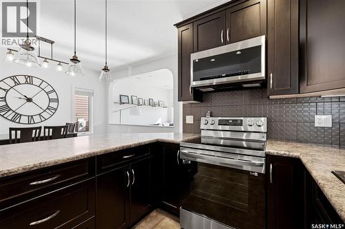 3644 Green Moss Lane, Regina, SK - Indoor Photo Showing Kitchen With Upgraded Kitchen