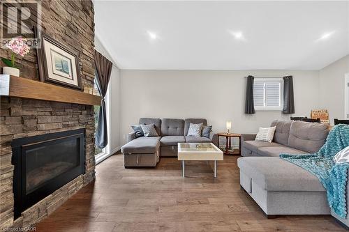 6 Kintyre Court, Caledonia, ON - Indoor Photo Showing Living Room With Fireplace