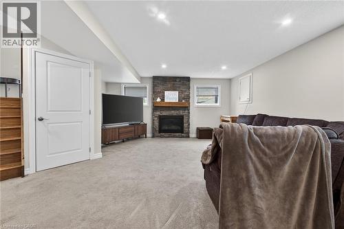 6 Kintyre Court, Caledonia, ON - Indoor With Fireplace