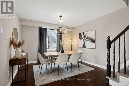 Virtually staged - 127 Grenadine Street, Ottawa, ON - Indoor Photo Showing Dining Room