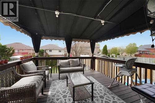 4205 Barton Crescent, Windsor, ON - Outdoor With Deck Patio Veranda With Exterior