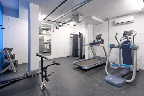 Exercise Room - 402-10130 Rue Lauraine-Vaillancourt, Montréal (Ahuntsic-Cartierville), QC - Indoor Photo Showing Gym Room
