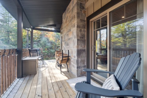 Patio - 12 Imp. Du Chardonnet, Lac-Supérieur, QC - Outdoor With Deck Patio Veranda With Exterior
