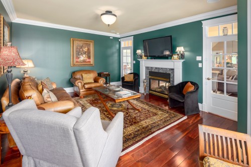 Boudoir - 244 Rue Main, Hudson, QC - Indoor Photo Showing Living Room With Fireplace