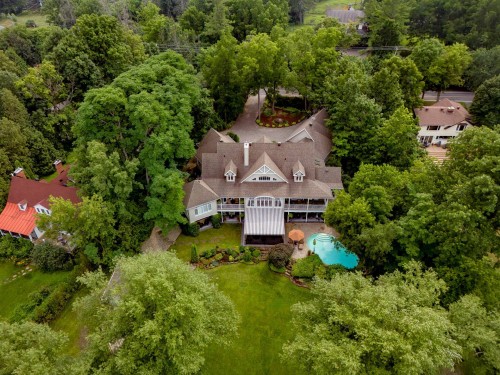 Photo aérienne - 244 Rue Main, Hudson, QC - Outdoor With View