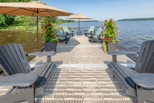 Bord de l'eau - 244 Rue Main, Hudson, QC - Outdoor With Body Of Water With Deck Patio Veranda