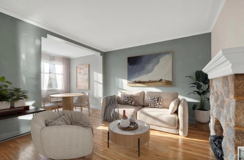 Living Room - 5148 Av. Coolbrook, Montréal (Côte-Des-Neiges/Notre-Dame-De-Grâce), QC - Indoor Photo Showing Living Room