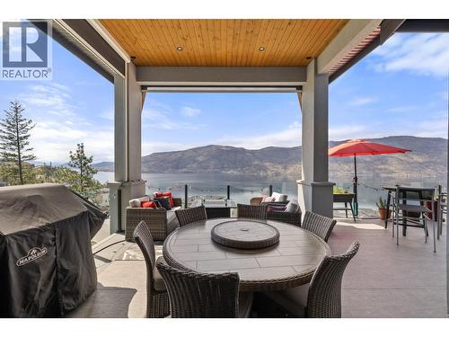 Upper deck - 3663 Mckinley Beach Drive, Kelowna, BC -  With Deck Patio Veranda With Exterior