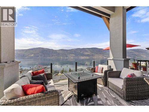 Upper deck - 3663 Mckinley Beach Drive, Kelowna, BC - Outdoor With Deck Patio Veranda