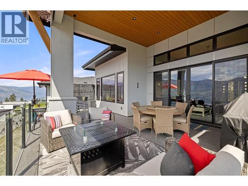 Upper deck - 3663 Mckinley Beach Drive, Kelowna, BC - Outdoor With Deck Patio Veranda With Exterior