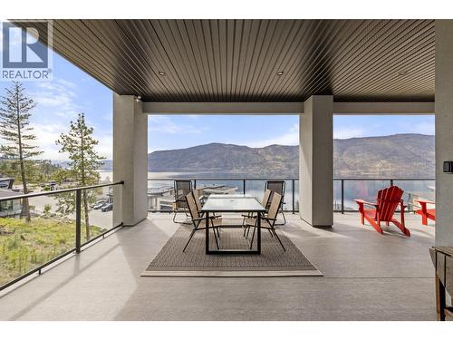 Lower deck - 3663 Mckinley Beach Drive, Kelowna, BC - Outdoor With Body Of Water With Balcony With Exterior