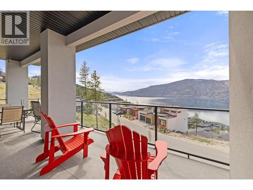 Lower deck - 3663 Mckinley Beach Drive, Kelowna, BC - Outdoor With Balcony With View With Exterior