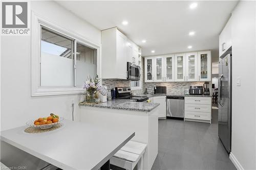 107 Deschene Avenue, Hamilton, ON - Indoor Photo Showing Kitchen With Upgraded Kitchen