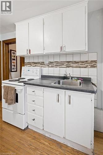 22 Dellroy Avenue, Kitchener, ON - Indoor Photo Showing Kitchen With Double Sink