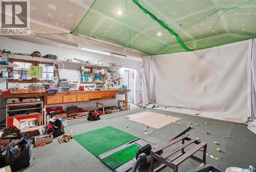 Chamberlain Acreage 3, Chamberlain, SK - Indoor Photo Showing Garage