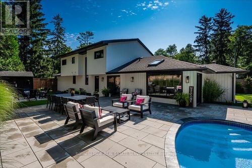 169 Oakes Drive, Mississauga, ON - Outdoor With In Ground Pool With Deck Patio Veranda