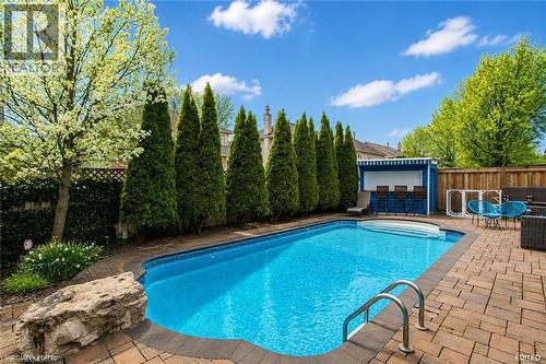 3199 Desmond Drive, Burlington, ON - Outdoor With In Ground Pool With Deck Patio Veranda