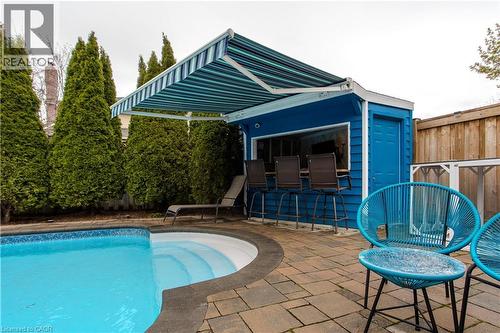 3199 Desmond Drive, Burlington, ON - Outdoor With In Ground Pool With Deck Patio Veranda