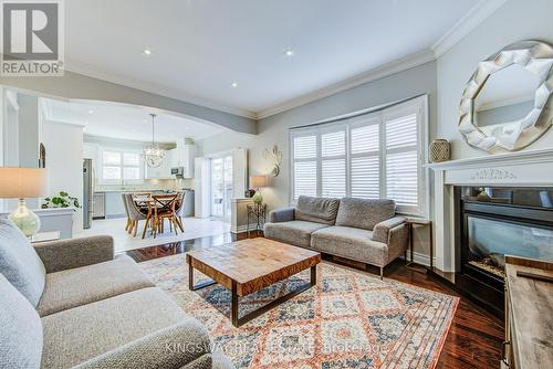 3199 Cotter Road, Burlington, ON - Indoor Photo Showing Living Room With Fireplace