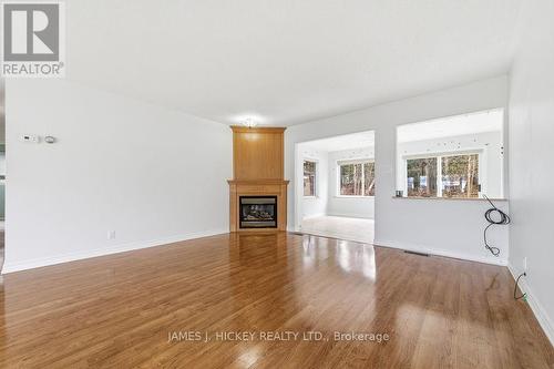 96 Glendale Avenue, Deep River, ON - Indoor Photo Showing Living Room With Fireplace