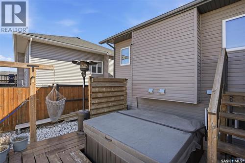 330 Player Crescent, Warman, SK - Outdoor With Deck Patio Veranda With Exterior