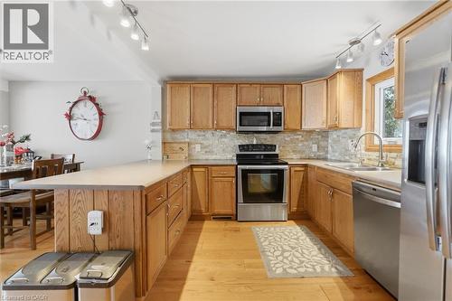 38 Cowans Crescent, Omemee, ON - Indoor Photo Showing Kitchen With Double Sink