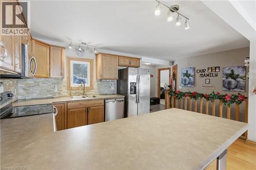 38 Cowans Crescent, Omemee, ON - Indoor Photo Showing Kitchen With Double Sink