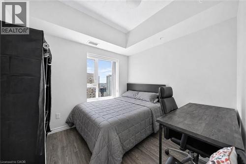 Virtually Staged - 246 Lester Street Unit# Ph-03, Waterloo, ON - Indoor Photo Showing Bedroom