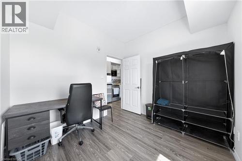 Room with wood-finish flooring and neutral wall tones - 246 Lester Street Unit# Ph-03, Waterloo, ON - Indoor Photo Showing Office