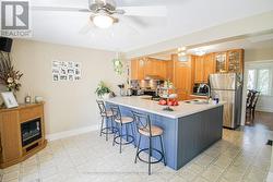 Kitchen - Electric Corner B/I Fireplace - 