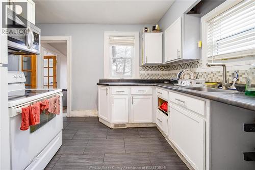 961 Curry Avenue, Windsor, ON - Indoor Photo Showing Kitchen With Double Sink