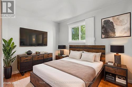 Virtually Staged - 107 Billington Crescent, Hamilton, ON - Indoor Photo Showing Bedroom