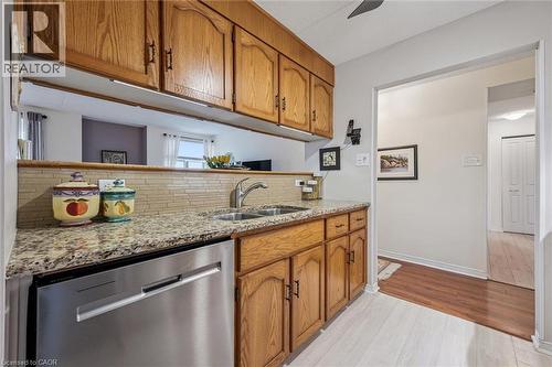 8 Christopher Court Unit# 507, Guelph, ON - Indoor Photo Showing Kitchen With Double Sink