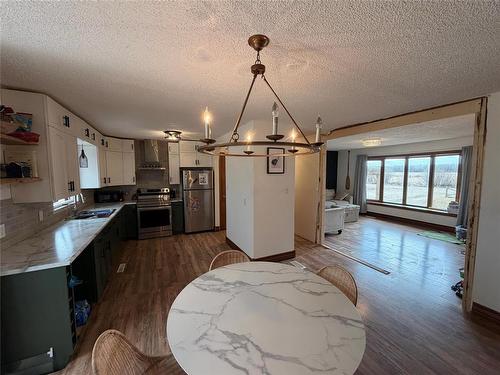 30113 20N Road, Grunthal, MB - Indoor Photo Showing Kitchen With Double Sink