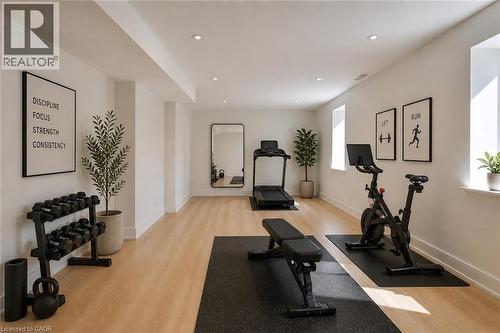1340 Contour Drive, Mississauga, ON - Indoor Photo Showing Gym Room