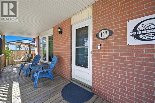 107 Billington Crescent, Hamilton, ON - Outdoor With Deck Patio Veranda With Exterior