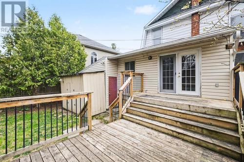2 tier deck, shed, access to garage - 506 Wentworth Avenue, Ottawa, ON - Outdoor With Deck Patio Veranda With Exterior