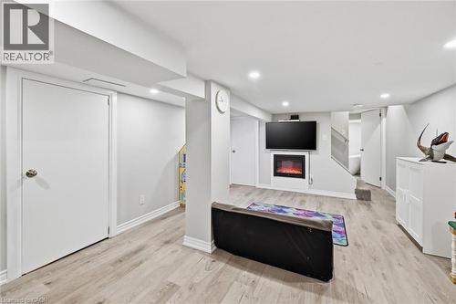 TV, TV mount and electric fireplace included - 46 Mayflower Avenue, Hamilton, ON - Indoor