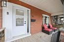 Relax on your front patio - 46 Mayflower Avenue, Hamilton, ON  - Outdoor With Deck Patio Veranda With Exterior 