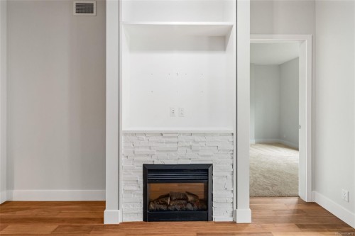 #113-1400 Lynburne Pl, Langford, BC - Indoor With Fireplace
