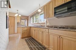 built in microwave and stove top - 