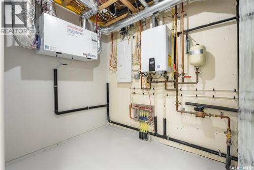 7 Loewen Court, Warman, SK - Indoor Photo Showing Basement