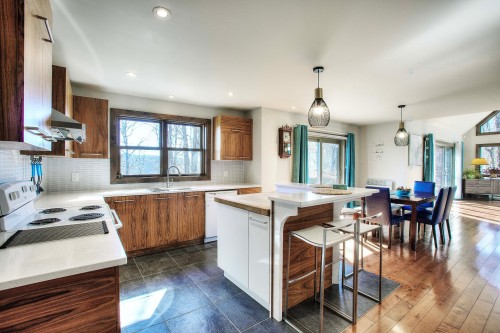Cuisine - 100 Rue Des Pentes, Mont-Blanc, QC - Indoor Photo Showing Kitchen With Double Sink