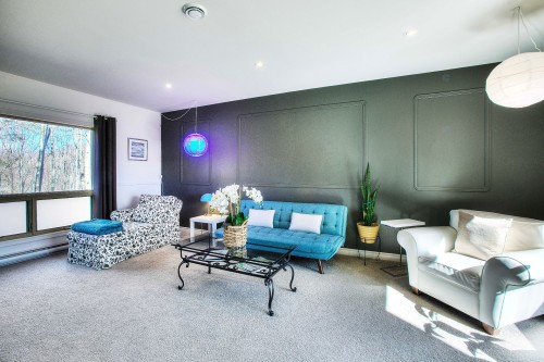 Salle familiale - 100 Rue Des Pentes, Mont-Blanc, QC - Indoor Photo Showing Living Room