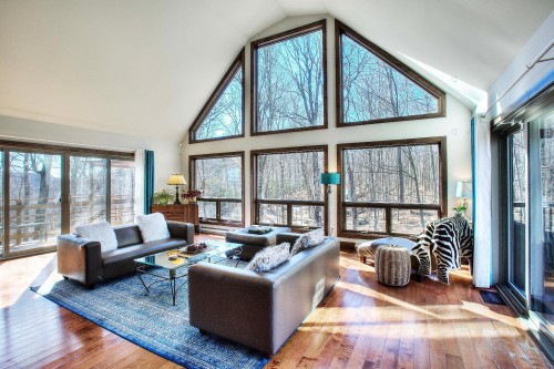 Salon - 100 Rue Des Pentes, Mont-Blanc, QC - Indoor Photo Showing Living Room