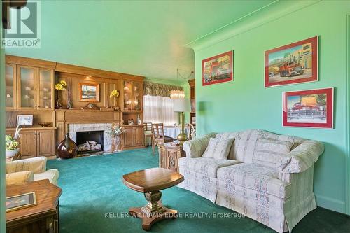 2117 Edinburgh Drive, Burlington, ON - Indoor Photo Showing Living Room With Fireplace