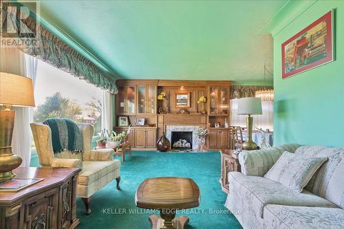 2117 Edinburgh Drive, Burlington, ON - Indoor Photo Showing Living Room With Fireplace