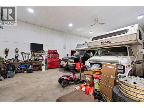 3381 Trinity Valley Road, Enderby, BC - Indoor Photo Showing Garage