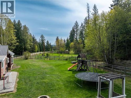 3381 Trinity Valley Road, Enderby, BC - Outdoor With Backyard
